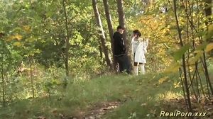 Wild Anal Fuck In The Wood - Couple