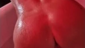 NAUGHTY MILF AMATEUR HOUSEWIFE MASTURBATES IN HOT TUBE,AND RIDING DILDO TILL CUM