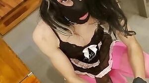 Sissy maid cleans Under mistress Commands
