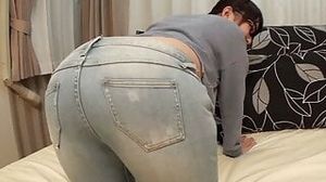 Big Ass and Big Boobs!! First Time Debut! Creampied Wife