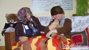 OMAHOTEL Grandmas decided to try some lesbian sex on camera - Pussy licking