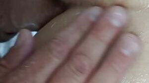 Watch me fuck my sexy french milf wife's deep tight asshole and cum on her arse - sexy anal mom ass and pussy